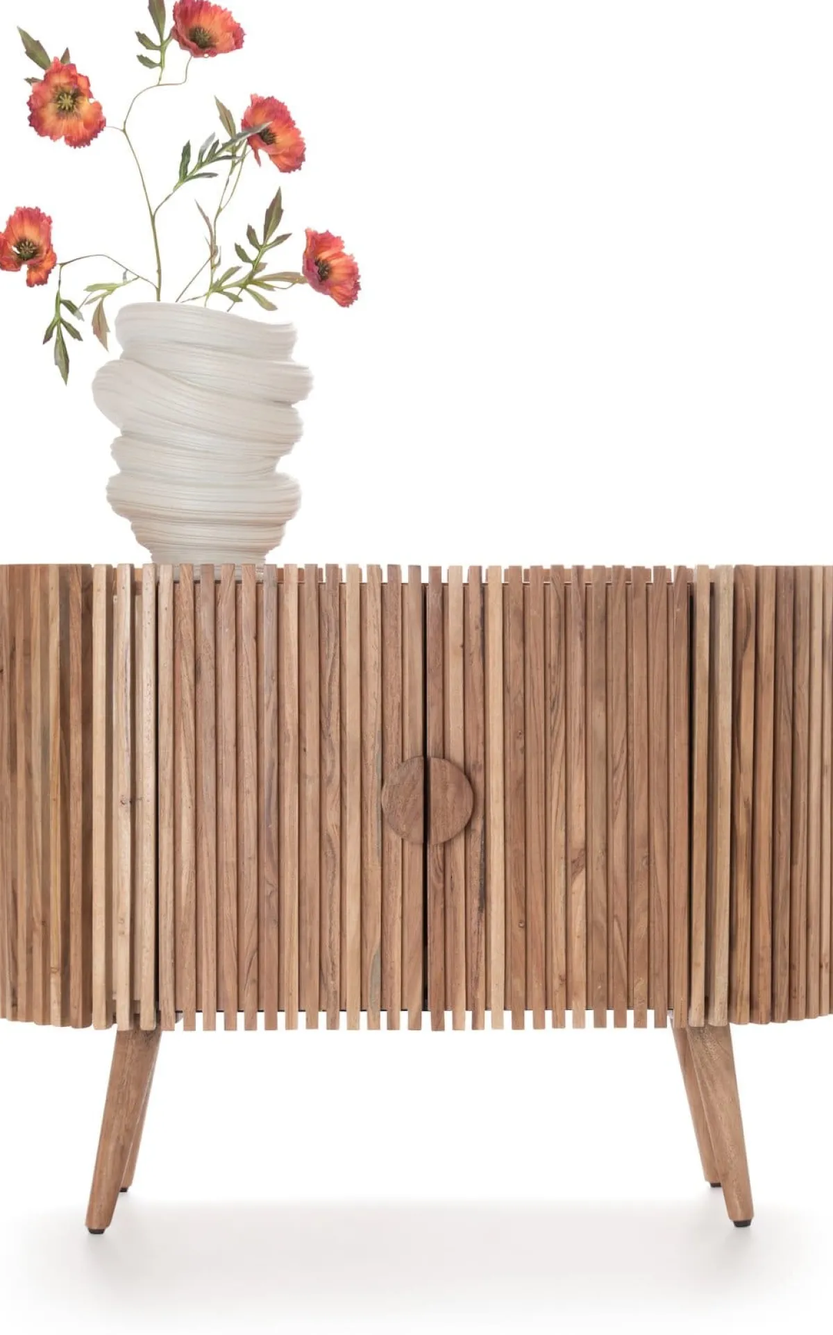 Discount XOOON Lino kast (100cm) in kleur Naturel van COCOmaison