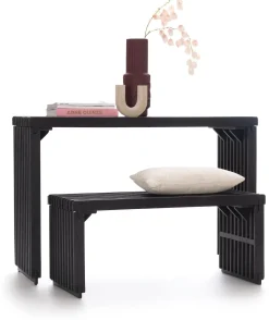 Discount XOOON Lino wandtafel (120cm) in kleur Zwart van COCOmaison