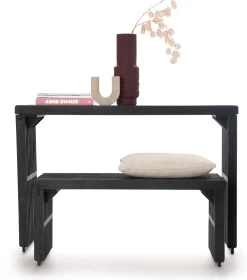 Discount XOOON Lino wandtafel (120cm) in kleur Zwart van COCOmaison