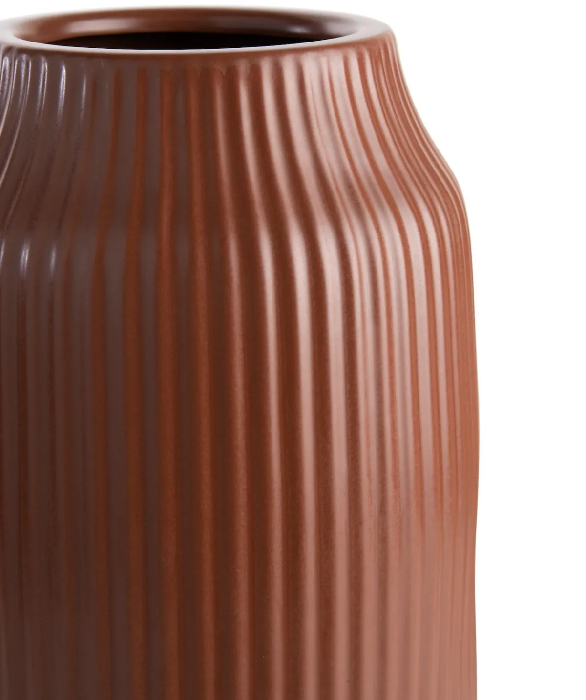 Outlet XOOON Liv vaas H44cm in de kleur Terra Cotta - COCOmaison
