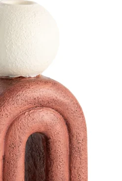 Outlet XOOON Lot kandelaar H15,5cm in de kleur Bruin - COCOmaison