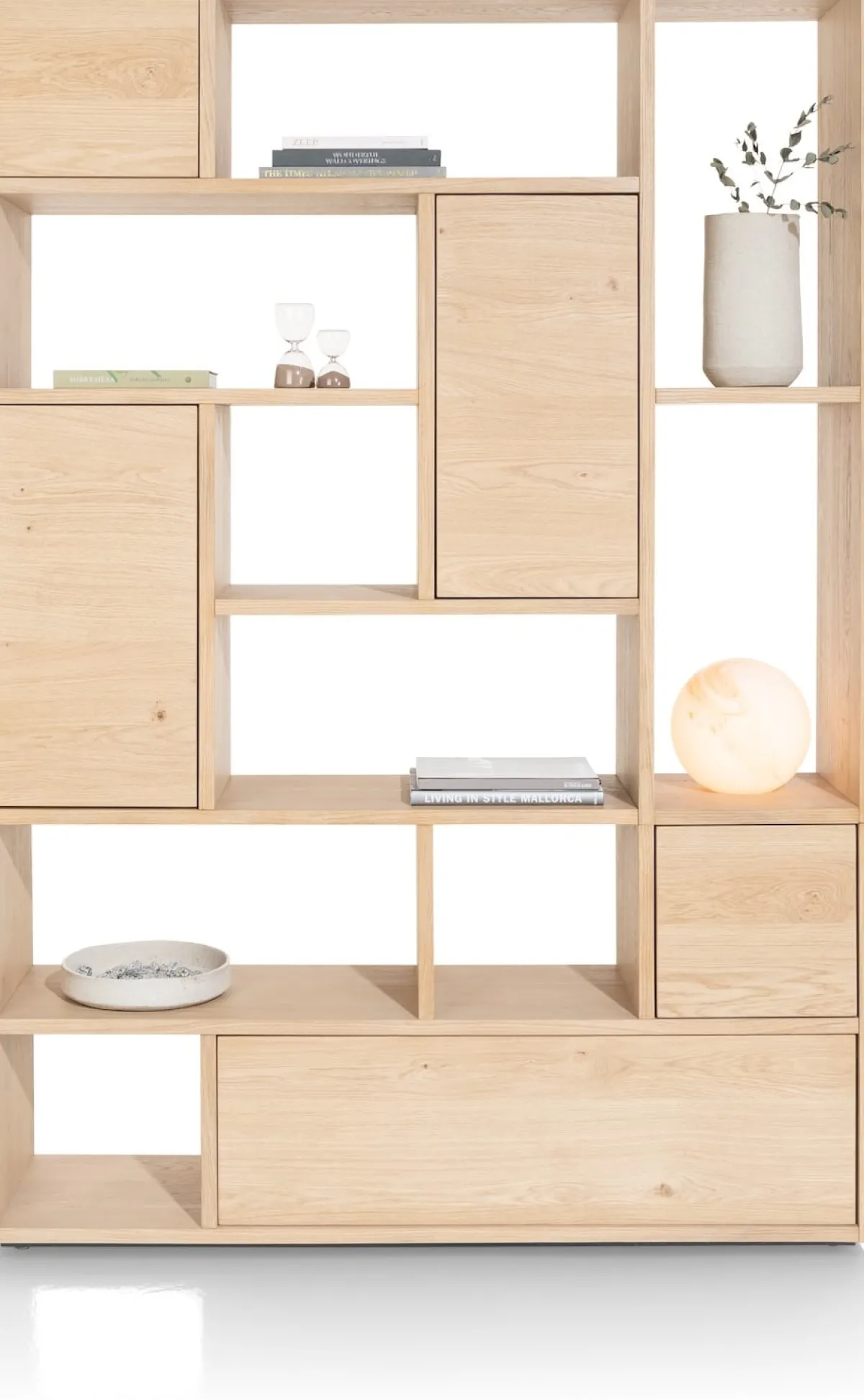 Online XOOON LUGANA roomdivider 150 cm - naturel eiken