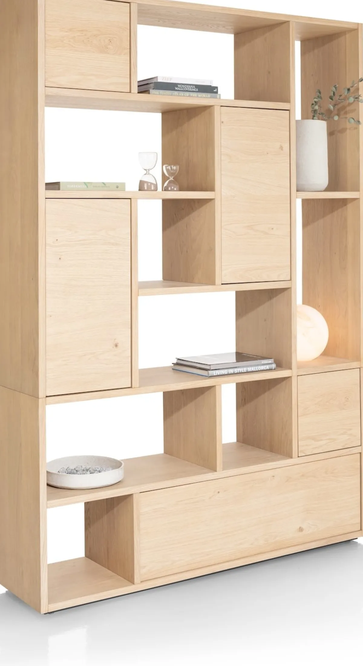 Online XOOON LUGANA roomdivider 150 cm - naturel eiken