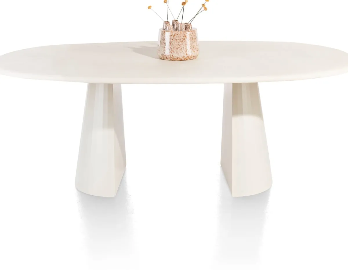 Outlet XOOON LUND eetkamertafel ovaal (210x120cm) cone poot -