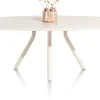 Online XOOON LUND eetkamertafel ovaal (240x120cm) centrale poot lang -