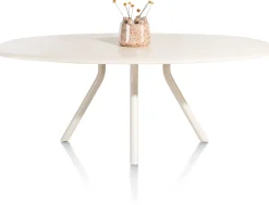 XOOON LUND eetkamertafel ovaal (210x120cm) centrale poot lang -