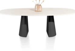 Discount XOOON LUND eetkamertafel ovaal 240 x 120 cm. cone poot -