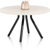 Discount XOOON LUND eetkamertafel rond (140cm) centrale poot kort -