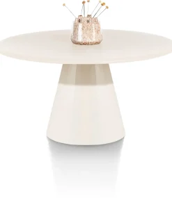 Clearance XOOON LUND eetkamertafel rond (140cm) cone poot -