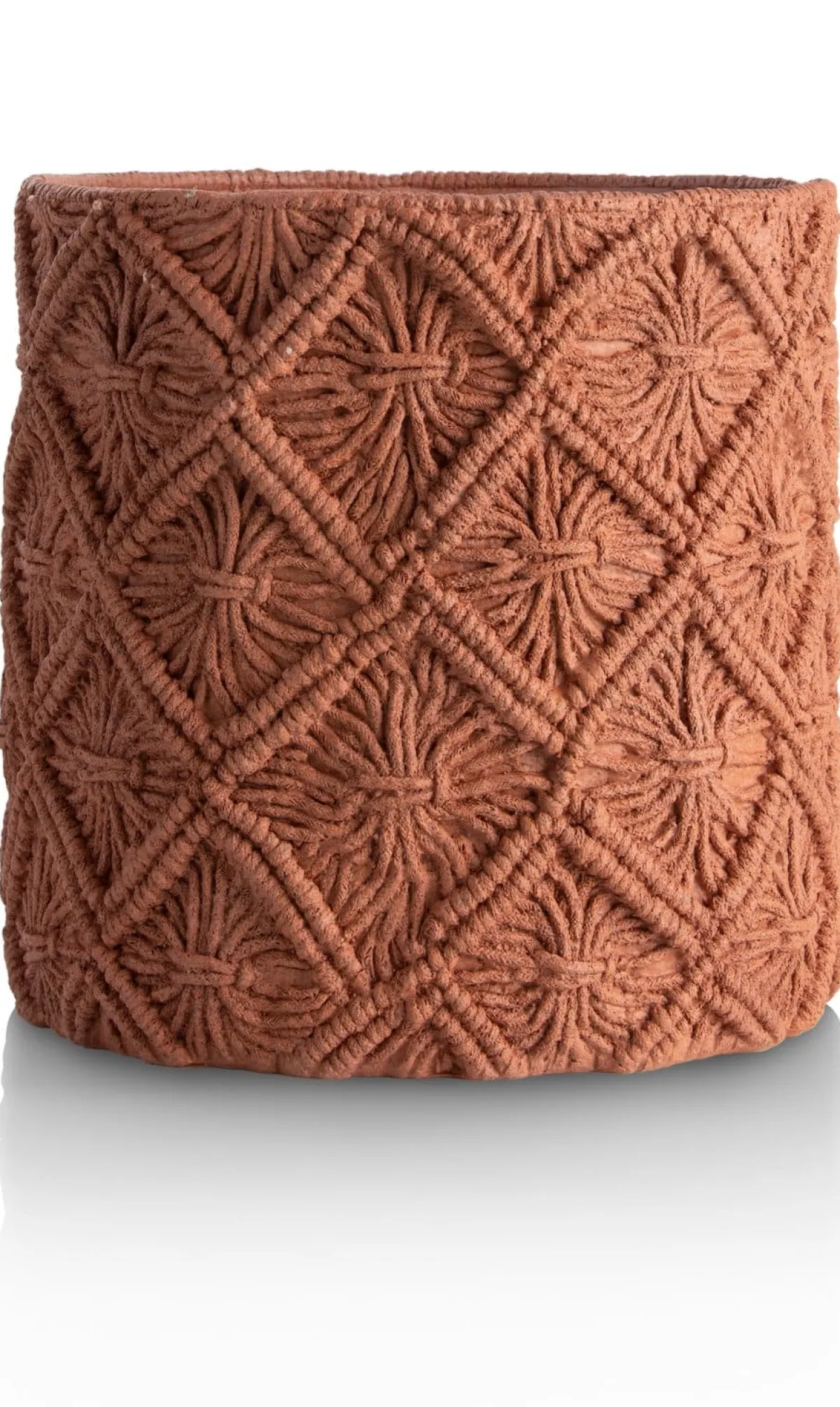 XOOON Maeve pot H26cm in de kleur Terra Cotta - COCOmaison