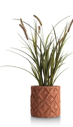 XOOON Maeve pot H26cm in de kleur Terra Cotta - COCOmaison