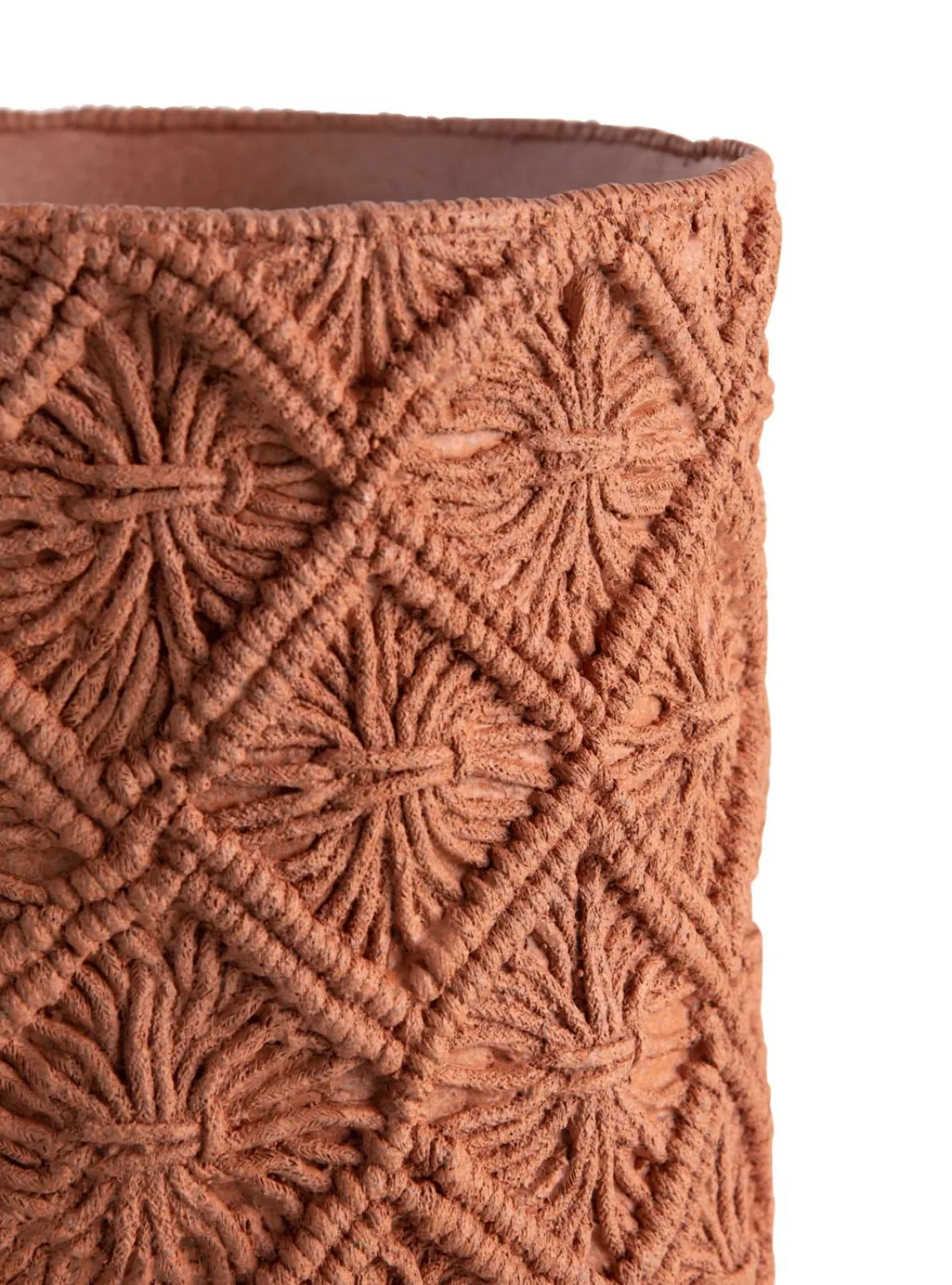 XOOON Maeve pot H26cm in de kleur Terra Cotta - COCOmaison