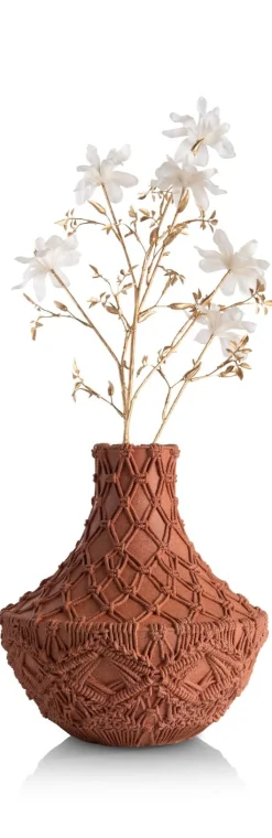 Hot XOOON Maeve vaas H33cm in de kleur Terra Cotta - COCOmaison