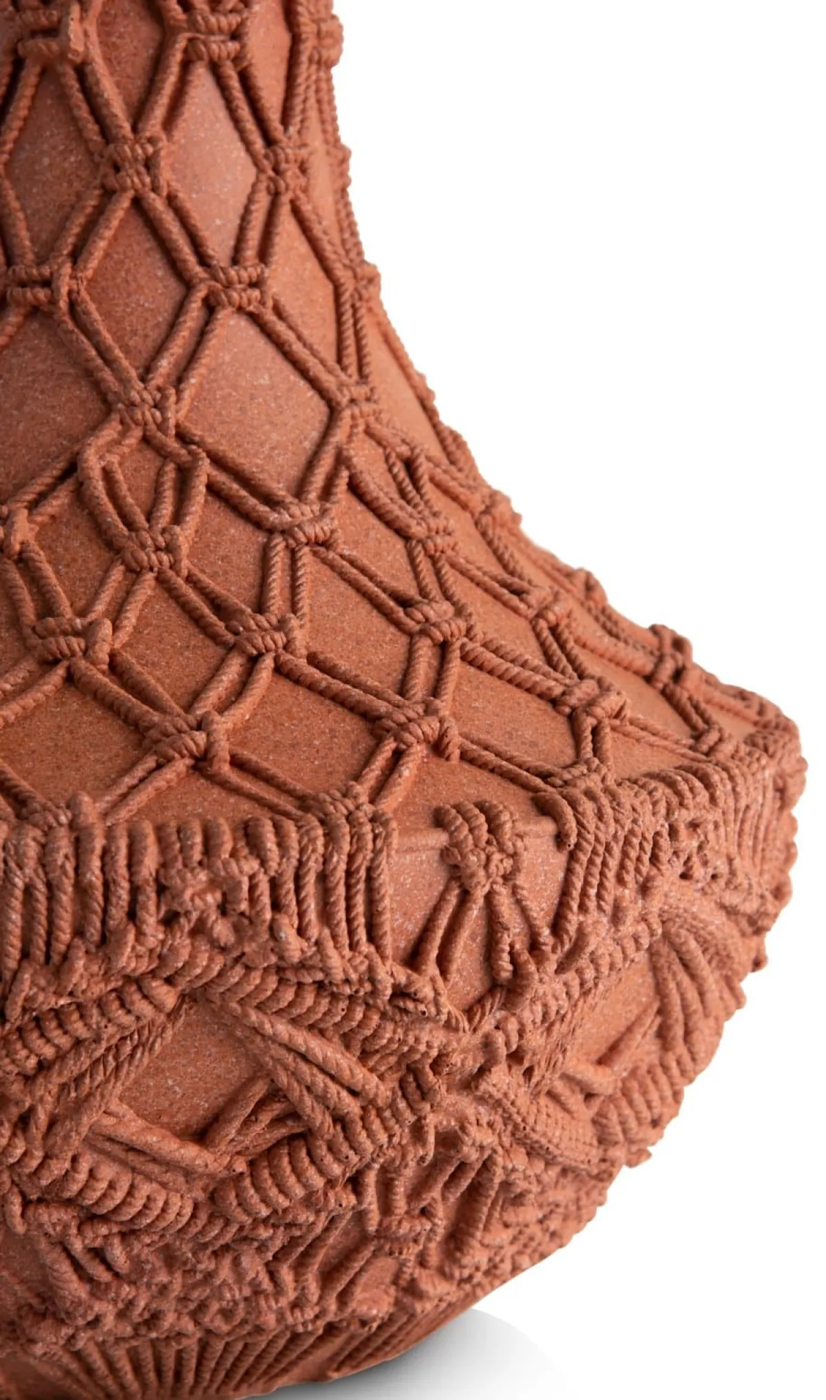 Hot XOOON Maeve vaas H33cm in de kleur Terra Cotta - COCOmaison