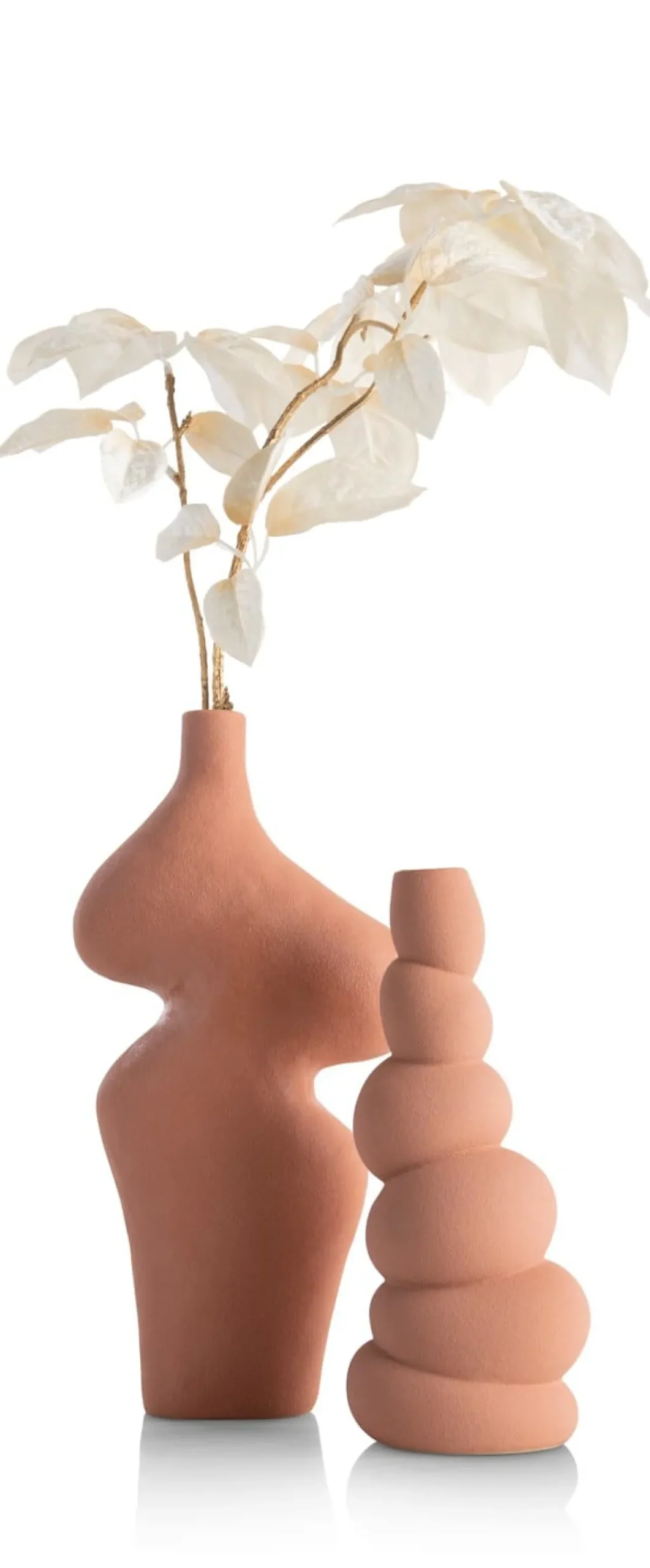 Hot XOOON Maria vaas H30,5cm in de kleur Terra Cotta - COCOmaison