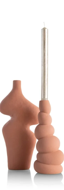 Hot XOOON Maria vaas H30,5cm in de kleur Terra Cotta - COCOmaison