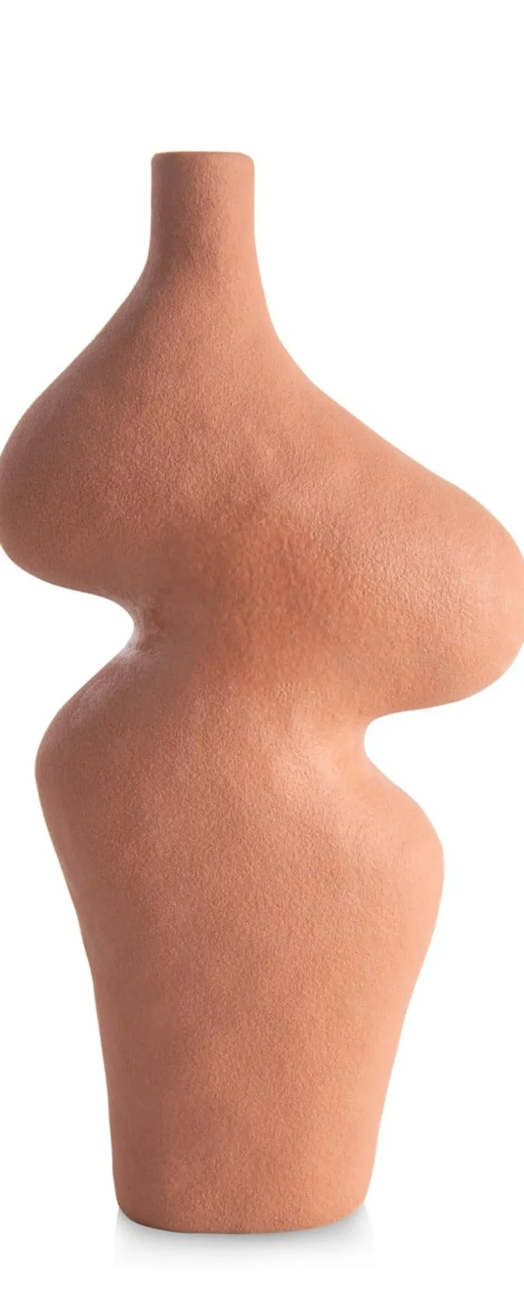 Hot XOOON Maria vaas H30,5cm in de kleur Terra Cotta - COCOmaison