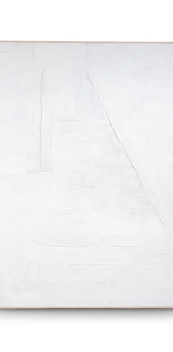 Clearance XOOON Master Strokes schilderij wit canvas 120x180cm - COCOmaison