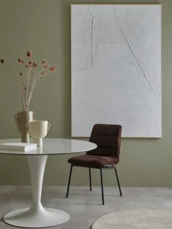 Clearance XOOON Master Strokes schilderij wit canvas 120x180cm - COCOmaison