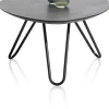 Online XOOON Masura hoge salontafel met zwart metalen poot 68x67,5cm