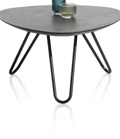 Online XOOON Masura hoge salontafel met zwart metalen poot 68x67,5cm