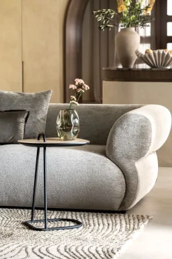 Best XOOON Masura laptoptafel met zwart metalen poot 55x48cm