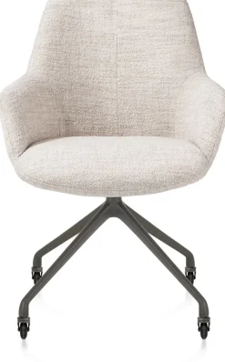 Discount XOOON Mats armleuningstoel in de kleur Crème -