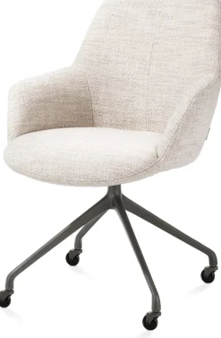 Discount XOOON Mats armleuningstoel in de kleur Crème -