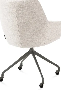 Discount XOOON Mats armleuningstoel in de kleur Crème -