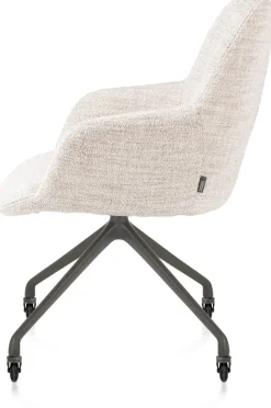 Discount XOOON Mats armleuningstoel in de kleur Crème -