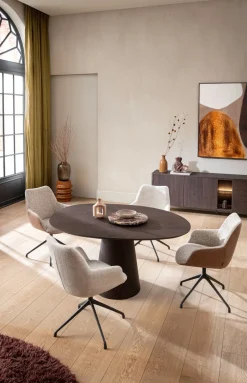 Clearance XOOON Mats armleuningstoel in de kleur Cognac -