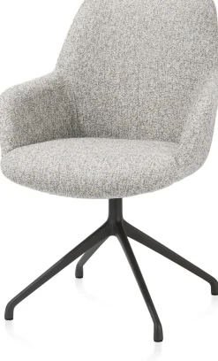 Online XOOON Mats, armstoel - aluminium frame 4-poots - draaibaar - selected choices