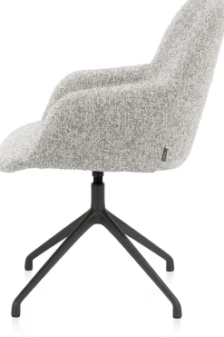 Online XOOON Mats, armstoel - aluminium frame 4-poots - draaibaar - selected choices