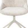 Best XOOON Mats, eetkamerstoel - draaibaar - creme - Luton - Creme