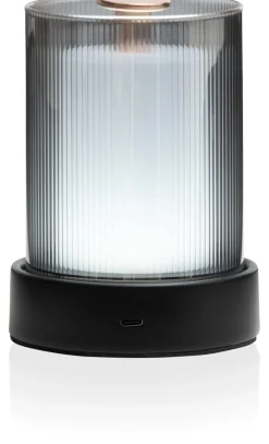 Discount XOOON Matz draadloze tafellamp (1*LED) in de kleur Zwart - COCOmaison