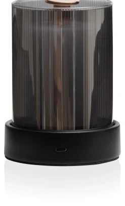 Discount XOOON Matz draadloze tafellamp (1*LED) in de kleur Zwart - COCOmaison