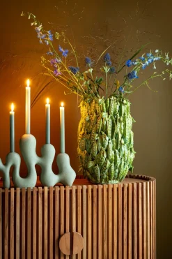 XOOON Mees kandelaar H25cm in kleur Groen shop je bij COCOmaison