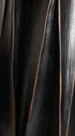 New XOOON Merle vaas H63cm in de kleur Zwart - COCOmaison