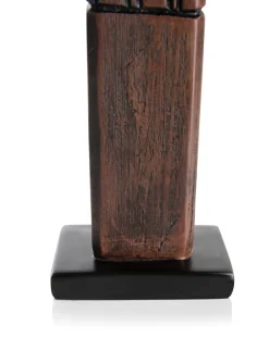 Discount XOOON Milan beeld H75cm in de kleur Bruin - COCOmaison