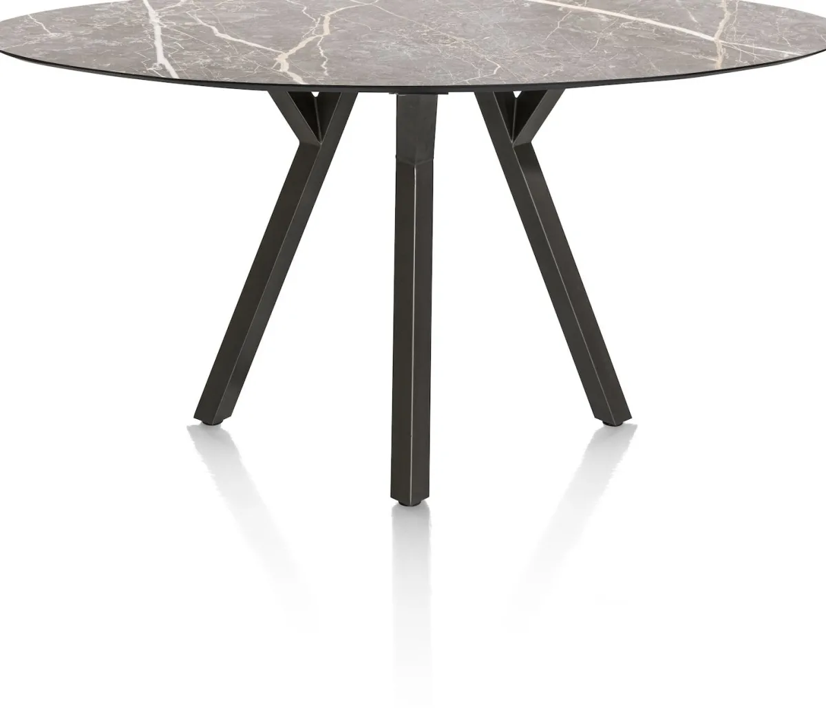 Hot XOOON MINATO bartafel - ellips - 210 x 105 cm (h: 92 cm) - lichtgrijs