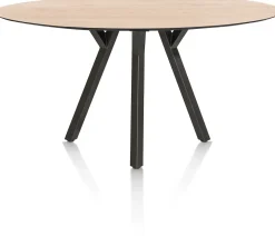 Sale XOOON MINATO bartafel - ellips - 210 x 105 cm (h: 92 cm) - eiken look