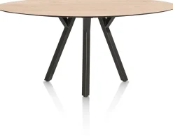 Online XOOON MINATO bartafel - ellips - 240 x 110 cm (h: 92 cm) - eiken look