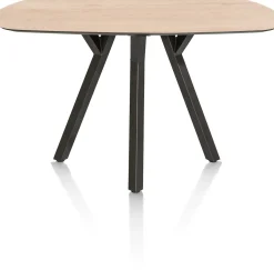 XOOON MINATO bartafel - ovaal - 200 x 105 cm (h: 92 cm) - eiken look