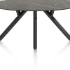 XOOON MINATO eetkamertafel - ellips - 210 x 105 cm - marmerlook