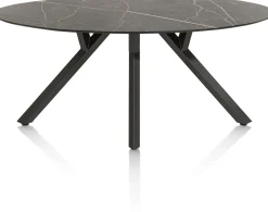 XOOON MINATO eetkamertafel - ellips - 210 x 105 cm - marmerlook