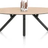 Outlet XOOON MINATO eetkamertafel - ellips - 240 x 110 cm - eiken look