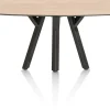 New XOOON MINATO eetkamertafel - ovaal - 150 x 105 cm - eiken look