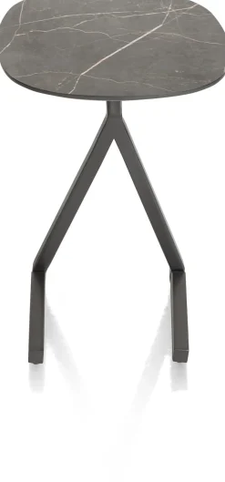 Best XOOON MINATO laptop-tafel 45 x 35 cm - hoogte 52 cm - marmerlook