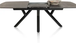 Best XOOON MINATO uitschuiftafel - ovaal - 180 (+ 60) x 110 cm - marmerlook