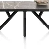 New XOOON MINATO uitschuiftafel - ovaal - 180 (+ 60) x 110 cm - lichtgrijs